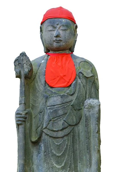 Γλυπτική πέτρα Βούδα απομονωμένη φωτογραφία — Φωτογραφία Αρχείου