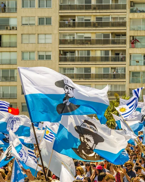 Εορτασμός Πολιτικής Πράξης, Μοντεβιδέο, Ουρουγουάη — Φωτογραφία Αρχείου