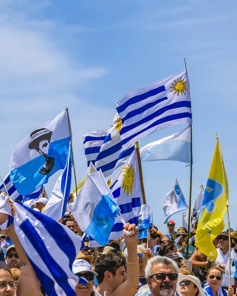 Celebração do Acto Político, Montevidéu, Uruguai — Fotografia de Stock