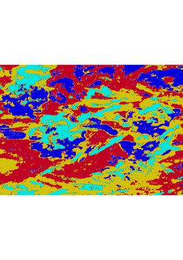 Renkli Çizgili Kenarlıklarla Kırtasiye Arkaplanı