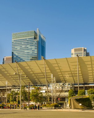 Ginza Bölgesi Şehir Sahnesi, Tokyo, Japonya