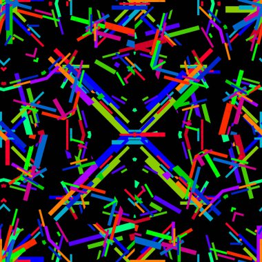 Çokrenkli Doğrusal Geometrik Kusursuz Desen