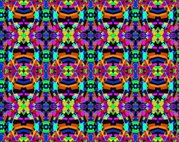 Многоцветная геометрическая бесшовная мозаика — стоковое фото