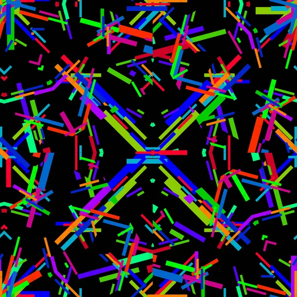 Çokrenkli Doğrusal Geometrik Kusursuz Desen — Stok fotoğraf