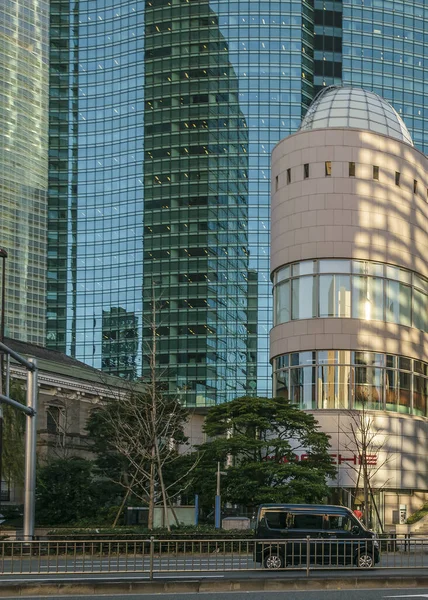 Ginza Quartiere Cityscape, Tokyo, Giappone — Foto Stock