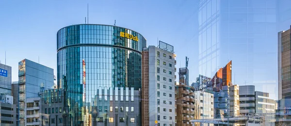 Ginza Quartiere Cityscape, Tokyo, Giappone — Foto Stock