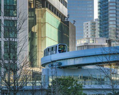 Ginza Mahallesi Şehir Sahnesi, Tokyo, Japonya