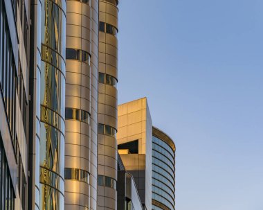 Shibuya Bölgesi Kış Sahnesi, Tokyo, Japonya