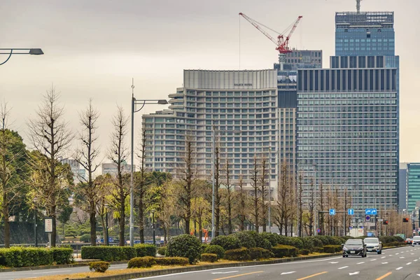 Tokyo Japão Janeiro 2019 Cena Urbana Paisagem Urbana Distrito Chiyoda — Fotografia de Stock