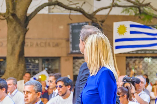 Montevideo Uruguay Maaliskuu 2020 Uusi Presidentti Luis Lacalle Pou Herrera — kuvapankkivalokuva