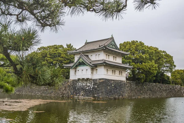 January 2019年1月 位于日本东京市千代田地区的皇宫内部花园景观 — 图库照片