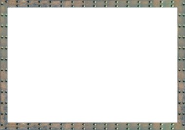 Dekore edilmiş tasarım kenarlıklarına sahip beyaz çerçeve arkaplanı.