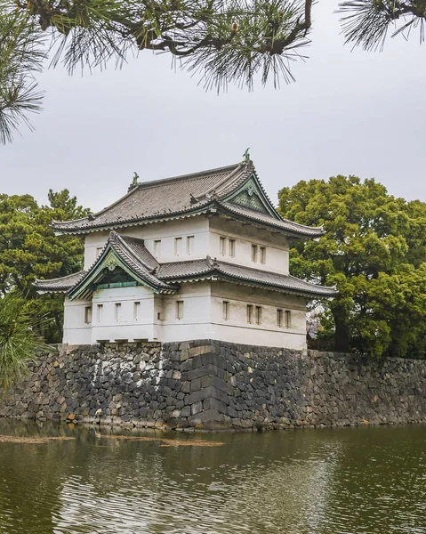 January 2019年1月 位于日本东京市千代田地区的皇宫内部花园景观 — 图库照片