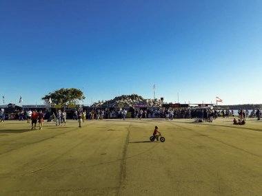 Montevideo, Uruguay, Aralık 2019 Punta Carretas, Montevideo City, Uruguay 'da yaz etkinliği