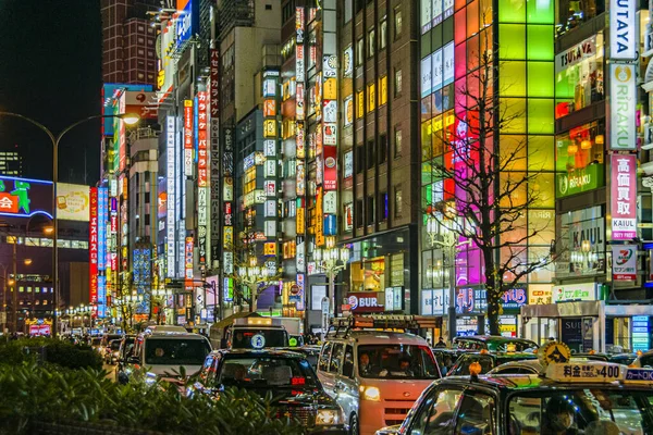 2019年1月 東京都新宿区の都市夜景 — ストック写真