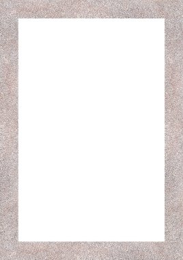 Dekore edilmiş tasarım kenarlıklarına sahip beyaz çerçeve arkaplanı.