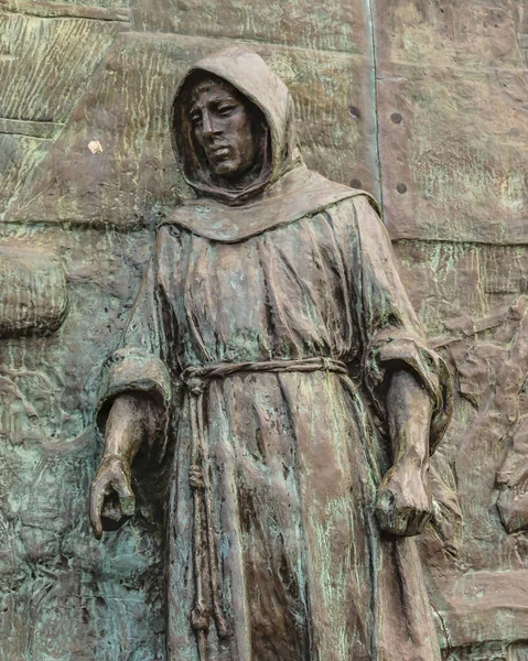 Détail Monument Armée Des Andes Sommet Cerro Gloria Parc Général — Photo