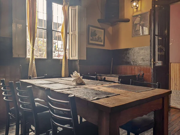Mendoza Argentinien April 2019 Leere Bar Rustikalen Stil Der Stadt — Stockfoto