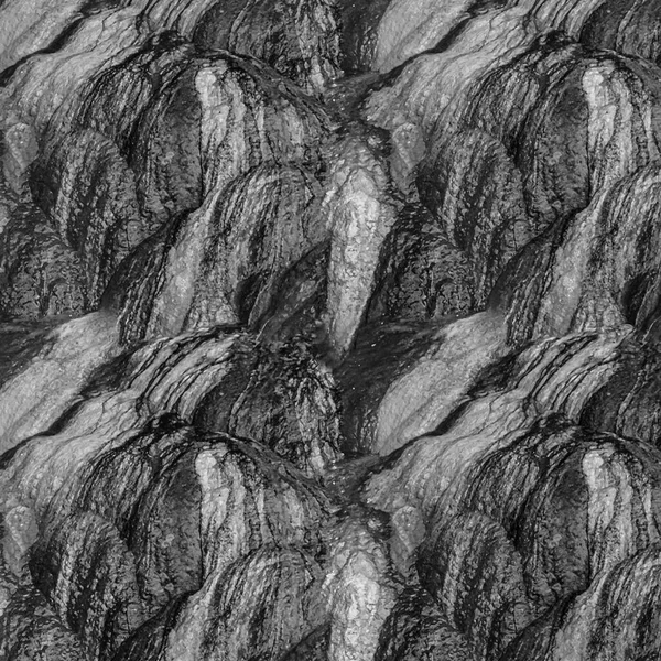 Ingewikkelde Abstracte Rotsachtige Textuur Zwart Wit Foto — Stockfoto