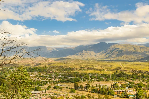 Paisaje Montaña Aérea Desde Cerro Gloria Mendoza Argentina —  Fotos de Stock