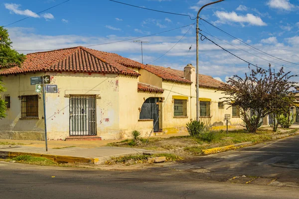 Scena Giornata Urbana Vuota Nella Città Maipu Provincia Mendoza Argentina — Foto Stock