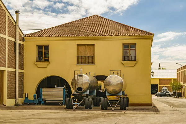 Mendoza Argentina April 2019 Vnější Fasáda Vinného Sklepa Provincie Mendoza — Stock fotografie