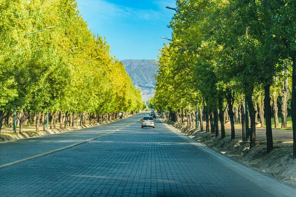 Mendoza Argentina April 2019 Διαδρομή Προς Πάρκο San Martin Πρωτεύουσα — Φωτογραφία Αρχείου