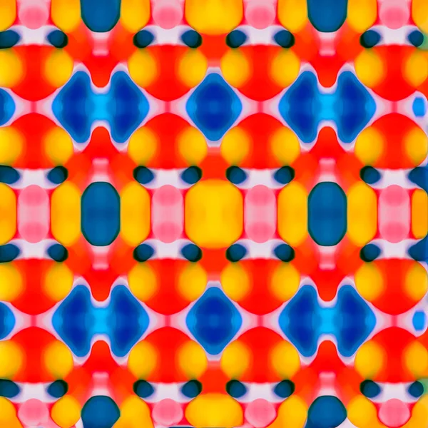 Canlı Çok Renkli Soyut Geometrik Dikişsiz Mozaik Desen Tasarımı — Stok fotoğraf