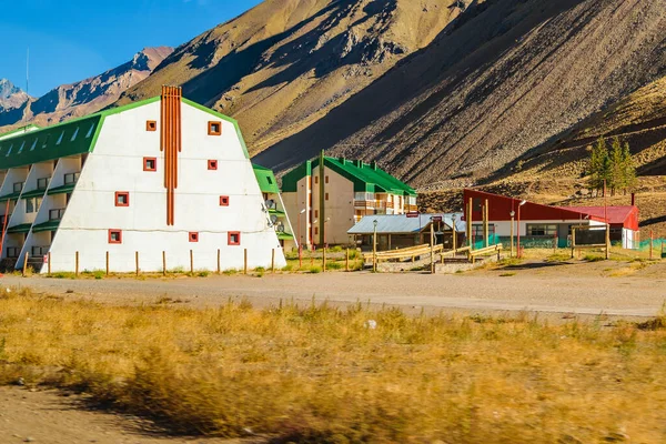 Arid Andean Landscape Scene Mendoza Province Argentina — Stock Photo, Image