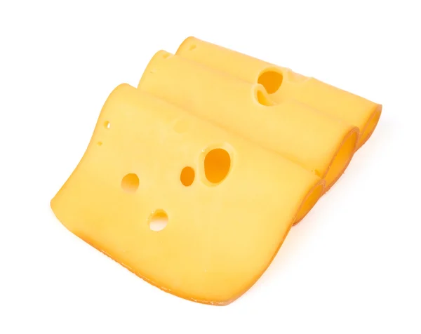 Шматочки копченого сиру — стокове фото