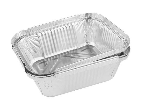 食物的铝箔纸盒 — 图库照片