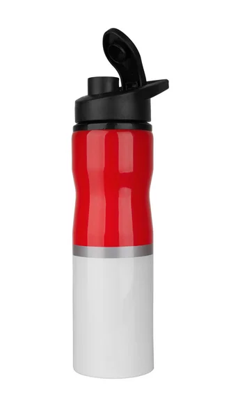 Botella de agua roja —  Fotos de Stock