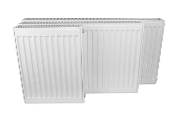 Vit värme radiator — Stockfoto