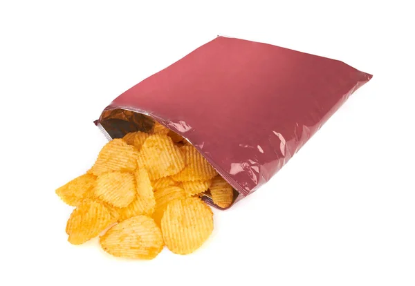 Bolsa de patatas fritas — Foto de Stock