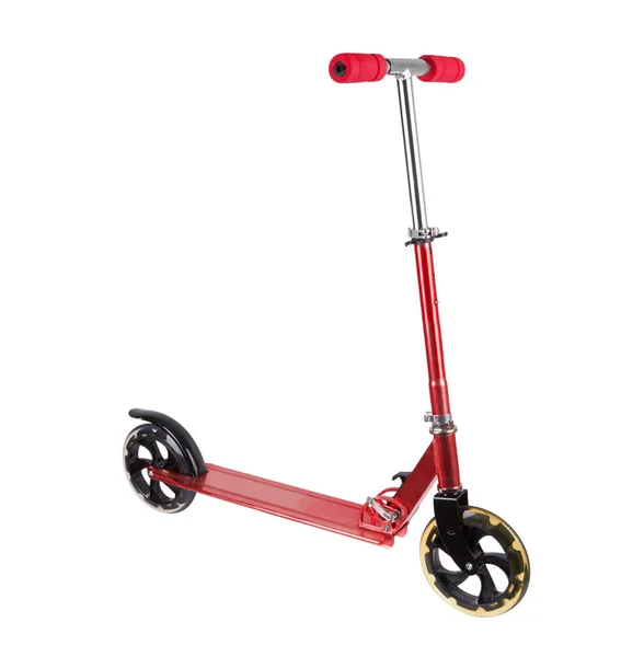 Scooter in metallo rosso — Foto Stock