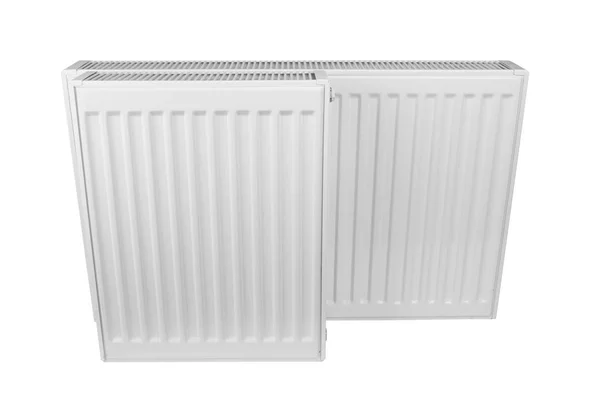 Vit värme radiator — Stockfoto