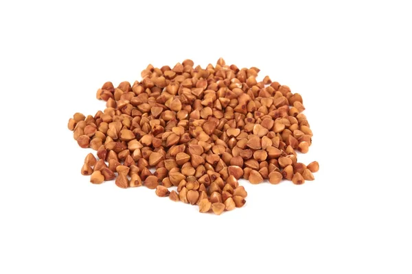 Cereali di grano saraceno isolati — Foto Stock