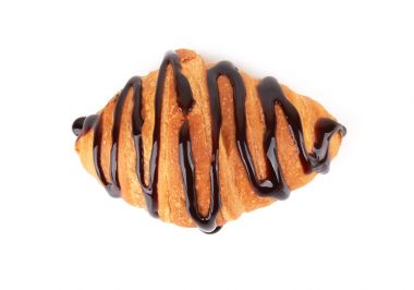 sıcak çikolatalı kruvasan