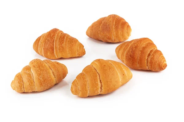 Croissant isolado em branco — Fotografia de Stock