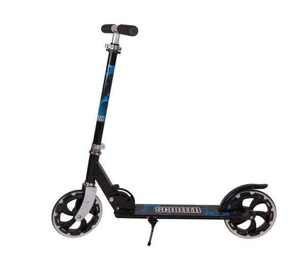 Scooter in metallo nero — Foto Stock