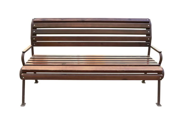 Park bench isolated — Stock Photo, Image