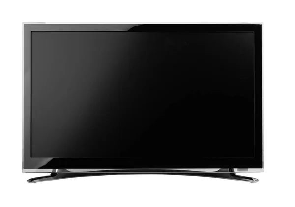 LED vagy lcd internet tv idegen rádióadást figyel — Stock Fotó