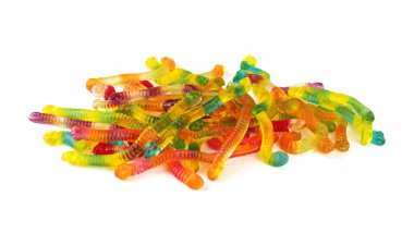 neon gummy candies  clipart