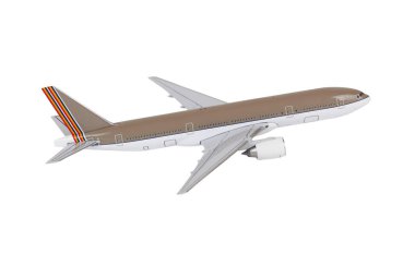 Beyaz üzerine oyuncak uçak