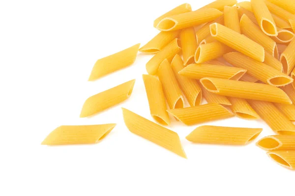 Pasta auf Weiß — Stockfoto