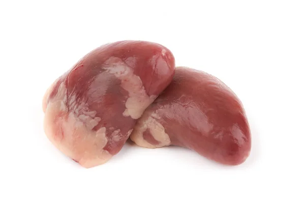 Raw chicken heart — Stock Photo, Image