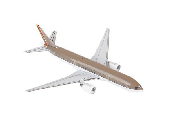 Toy airplane on white Stock Picture