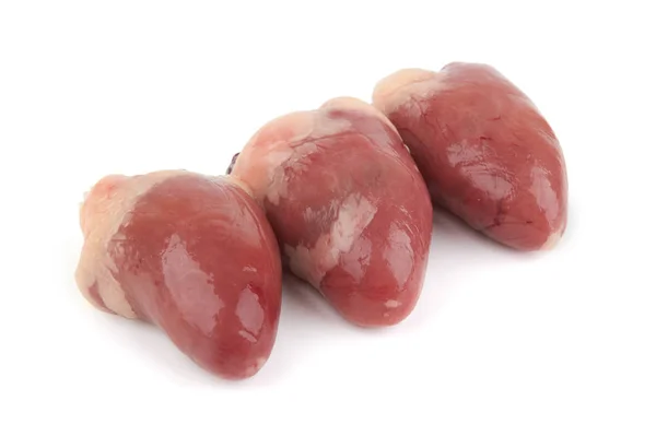 Raw chicken heart — Stock Photo, Image