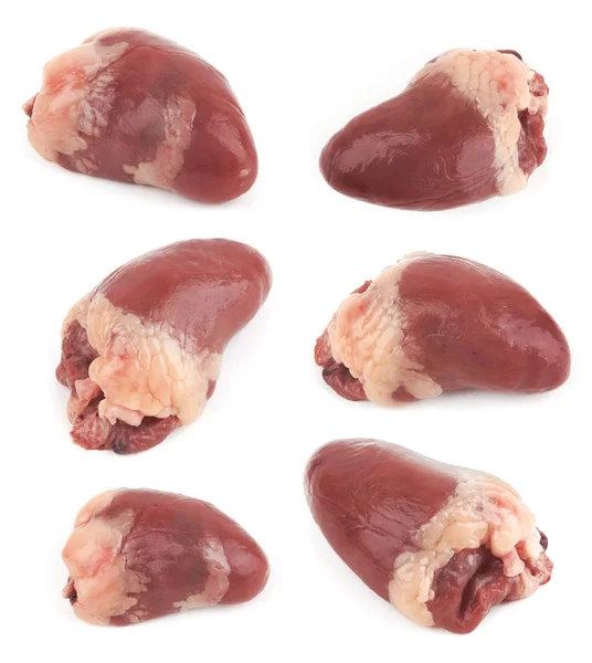 Raw chicken heart — Stock Photo, Image