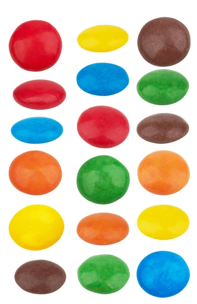 Красочные шоколадные кнопки — стоковое фото